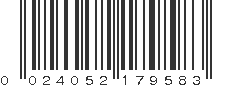 UPC 024052179583