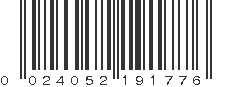 UPC 024052191776