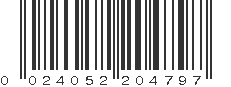 UPC 024052204797