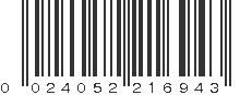 UPC 024052216943