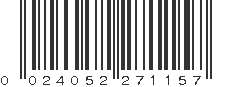 UPC 024052271157