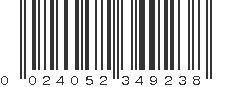 UPC 024052349238