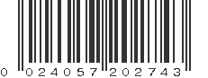 UPC 024057202743