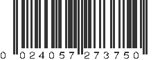 UPC 024057273750