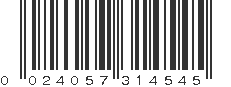 UPC 024057314545