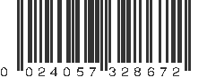 UPC 024057328672