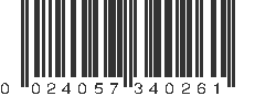 UPC 024057340261