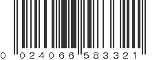 UPC 024066583321