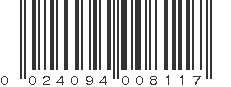 UPC 024094008117