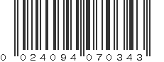 UPC 024094070343