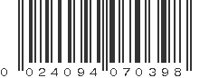 UPC 024094070398