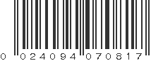 UPC 024094070817