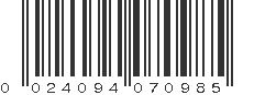 UPC 024094070985