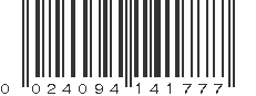 UPC 024094141777