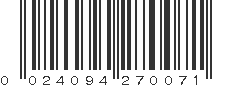 UPC 024094270071