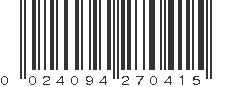 UPC 024094270415