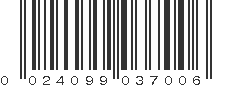 UPC 024099037006