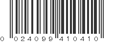 UPC 024099410410