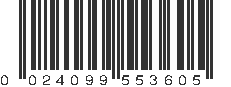 UPC 024099553605