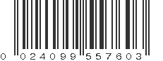 UPC 024099557603