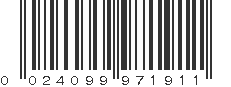 UPC 024099971911