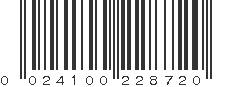 UPC 024100228720