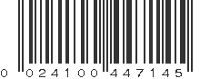 UPC 024100447145