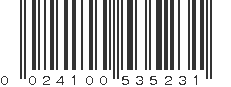 UPC 024100535231