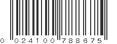 UPC 024100788675