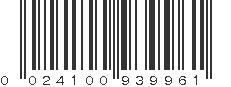 UPC 024100939961