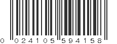 UPC 024105594158