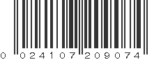 UPC 024107209074