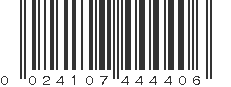 UPC 024107444406