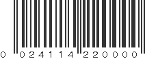 UPC 024114220000