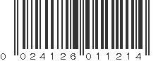 UPC 024126011214