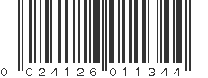 UPC 024126011344