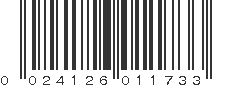 UPC 024126011733