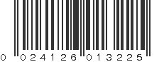 UPC 024126013225