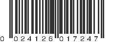 UPC 024126017247