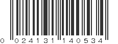 UPC 024131140534