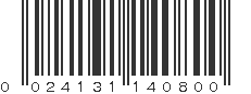 UPC 024131140800