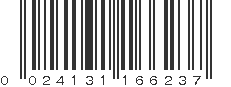 UPC 024131166237