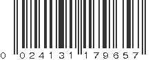 UPC 024131179657