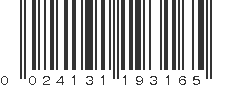 UPC 024131193165