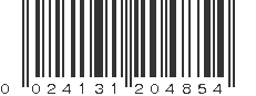 UPC 024131204854