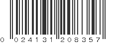 UPC 024131208357