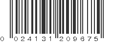 UPC 024131209675