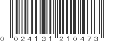 UPC 024131210473