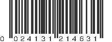 UPC 024131214631