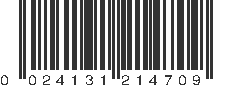 UPC 024131214709